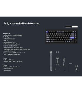 Q1 HE 8K Black QMK Magnetic Switch (US)