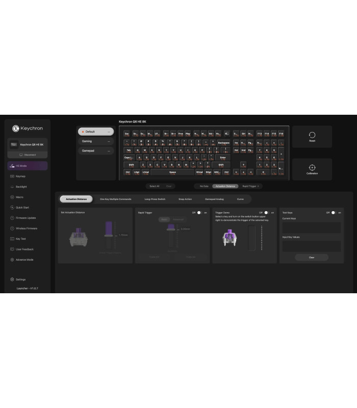 Q6 HE 8K Black QMK Magnetic Switch (US)