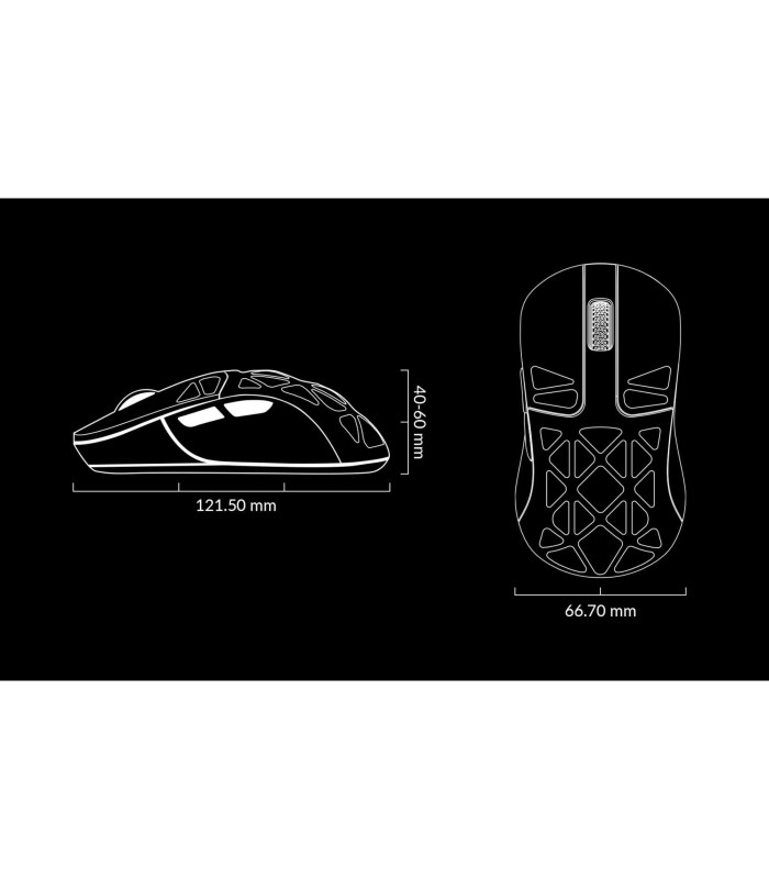 Keychron M3 Mini 8K Wireless Mouse Black MetalEdition
