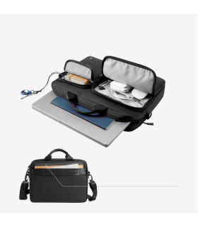 Navigator-A33 (14") Laptop Shoulder Bag, Black