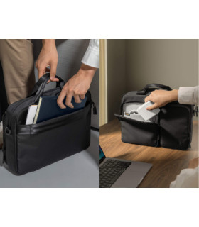 Navigator-A33 (14") Laptop Shoulder Bag, Black