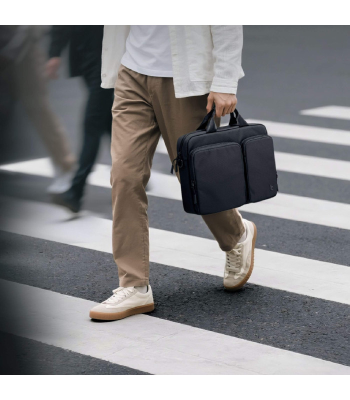 Navigator-A33 (14") Laptop Shoulder Bag, Black