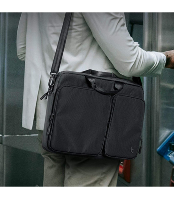 Navigator-A33 (16") Laptop Shoulder Bag, Black