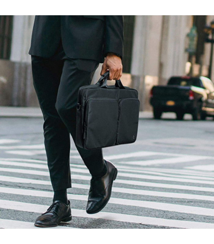 Navigator-A33 (16") Laptop Shoulder Bag, Black