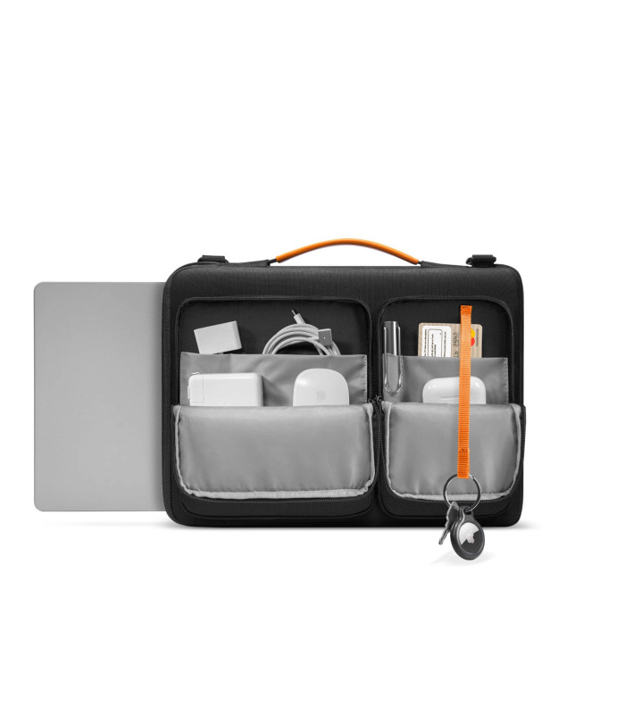 Defender-A42 (14") Shoulder Bag, Black