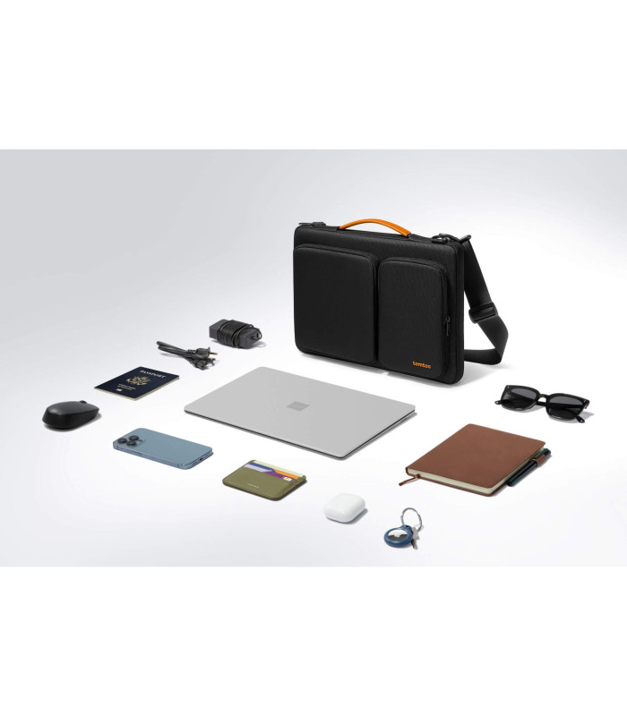 Defender-A42 (14") Shoulder Bag, Black