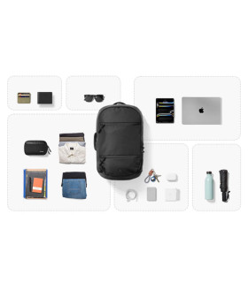 UrbanEX-T77 Laptop Backpack 26L, Black