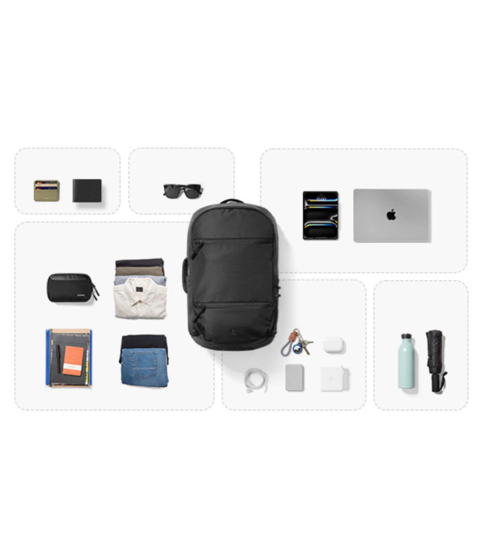 UrbanEX-T77 Laptop Backpack 26L, Black