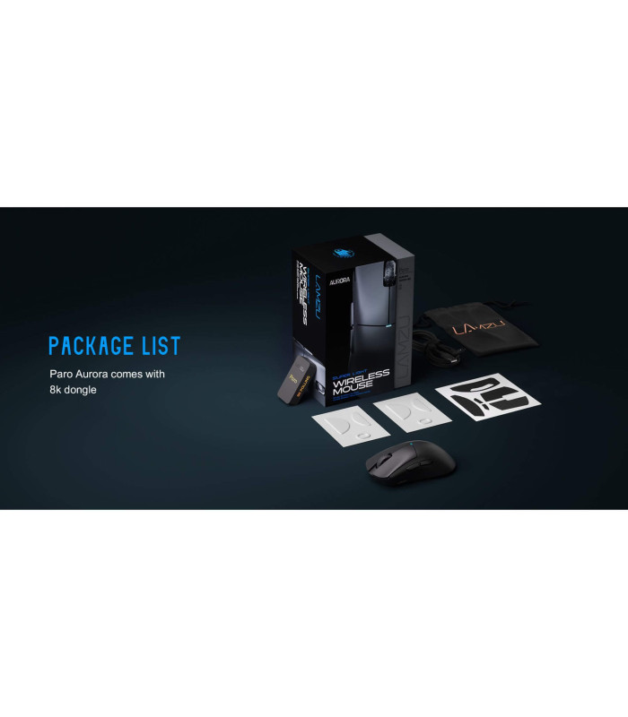 LAMZU PARO AURORA Charcoal Black