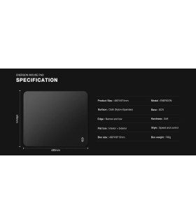 LAMZU ENERGON Mouse Pad Black