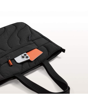 Terra-T38 Puffy Laptop Tote Bag 17.5 L, Black