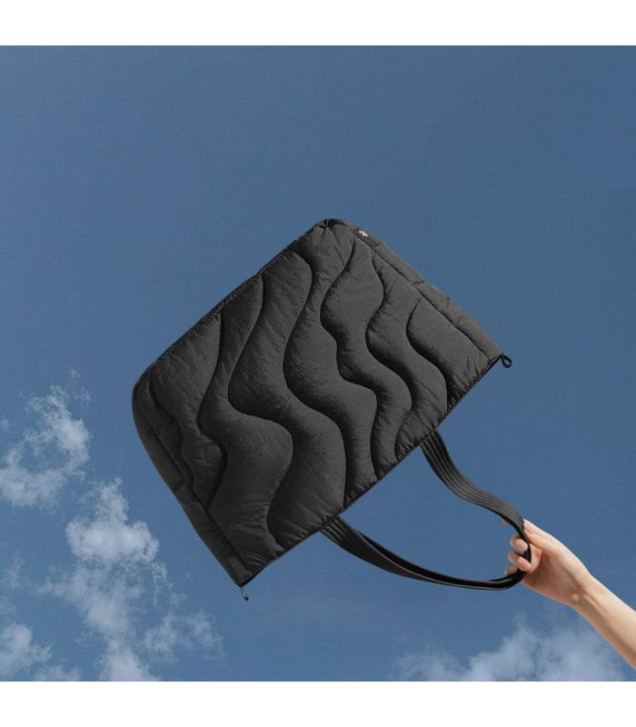 Terra-T38 Puffy Laptop Tote Bag 17.5 L, Black