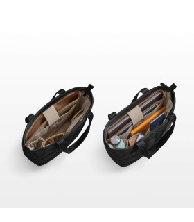 Terra-T38 Puffy Laptop Tote Bag 10 L, Black