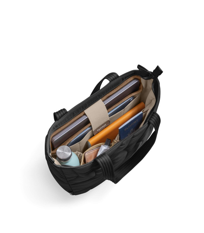 Terra-T38 Puffy Laptop Tote Bag 10 L, Black