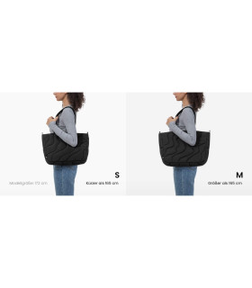 Terra-T38 Puffy Laptop Tote Bag 10 L, Black