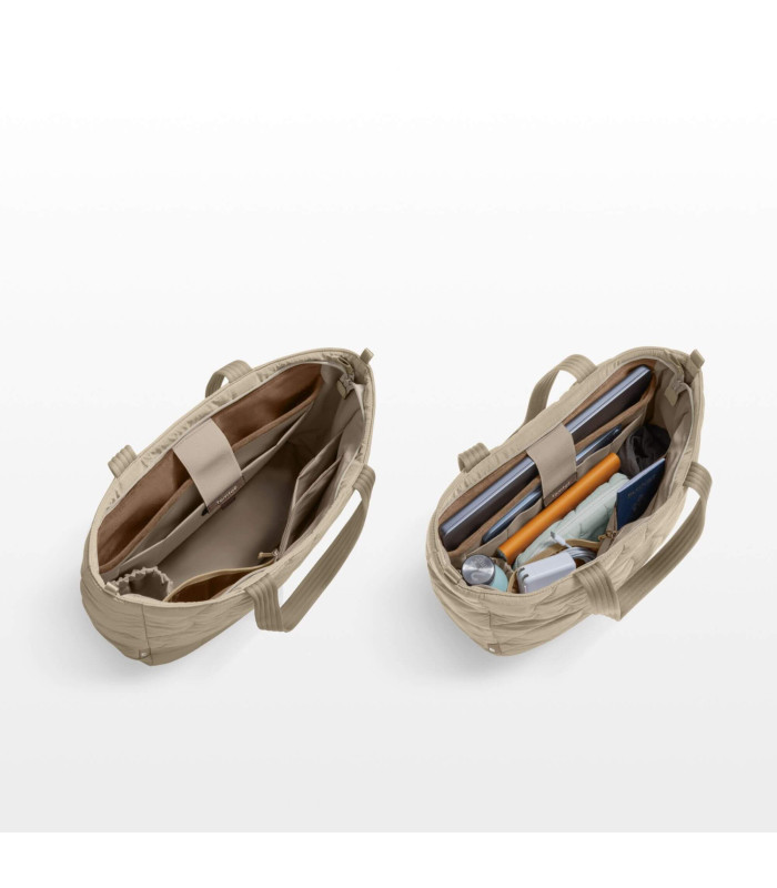 Terra-T38 Puffy Laptop Tote Bag 13.5 L, Natural Sand