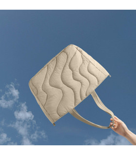 Terra-T38 Puffy Laptop Tote Bag 10 L, Natural Sand