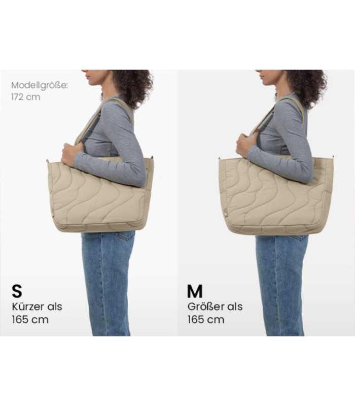 Terra-T38 Puffy Laptop Tote Bag 10 L, Natural Sand