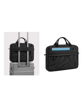 Terra-A28 (14") Puffy Laptop Carrying Bag, Black