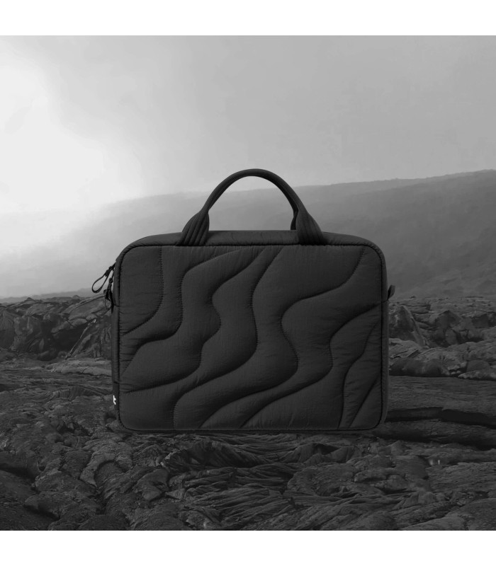 Terra-A28 (14") Puffy Laptop Carrying Bag, Black