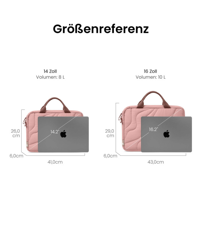 Terra-A28 (14") Puffy Laptop Carrying Bag, Saltbush