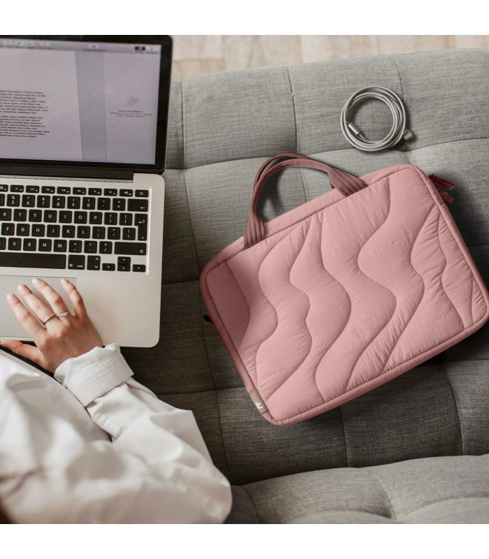 Terra-A28 (14") Puffy Laptop Carrying Bag, Saltbush