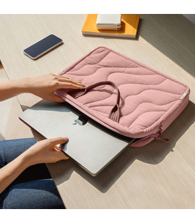 Terra-A28 (14") Puffy Laptop Carrying Bag, Saltbush