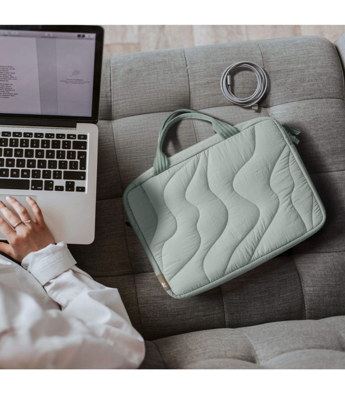 Terra-A28 (14") Puffy Laptop Carrying Bag, Lakeshore