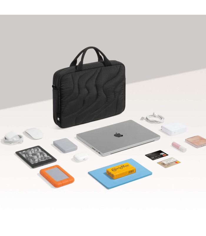 Terra-A28 (16") Puffy Laptop Carrying Bag, Black