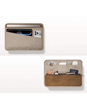 Terra-A28 (16") Puffy Laptop Carrying Bag, Black