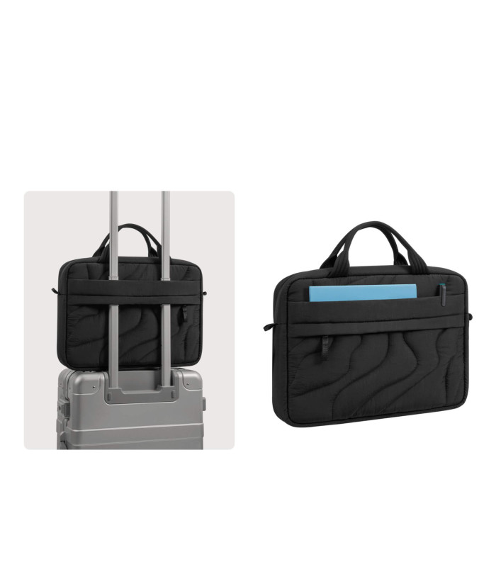 Terra-A28 (16") Puffy Laptop Carrying Bag, Black