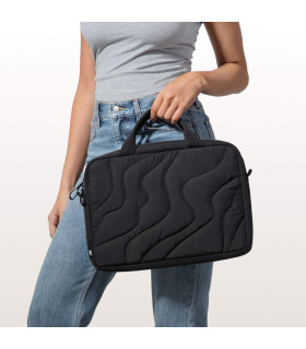 Terra-A28 (16") Puffy Laptop Carrying Bag, Black