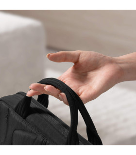 Terra-A28 (16") Puffy Laptop Carrying Bag, Black