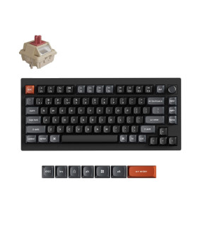 Keychron V1 Ultra Black Red Switch (US) w/Knob