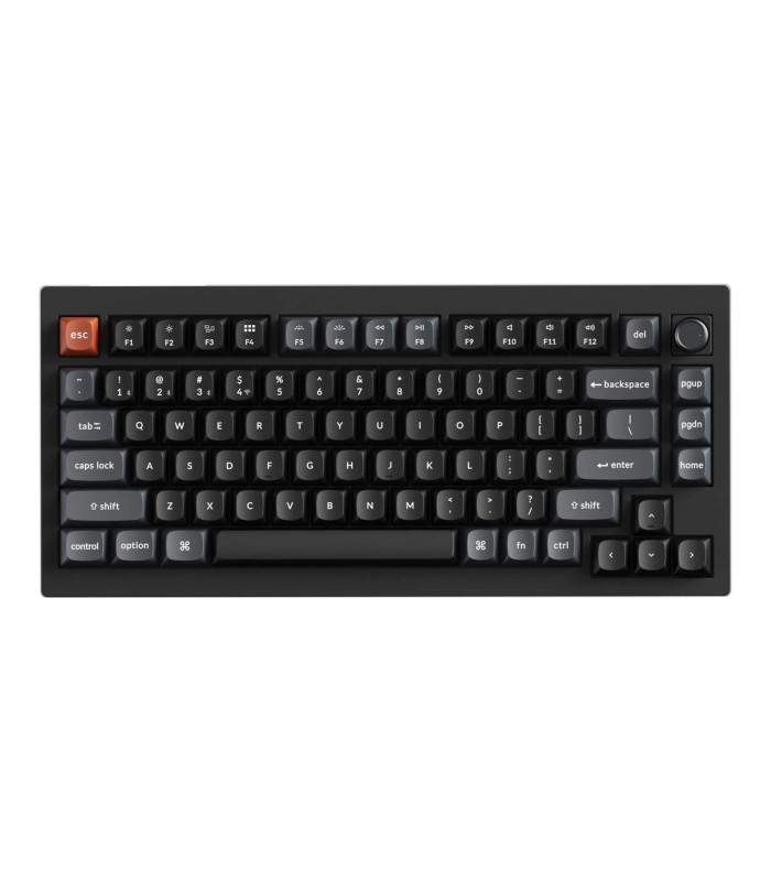 Keychron V1 Ultra Black Banana Switch (US) w/Knob