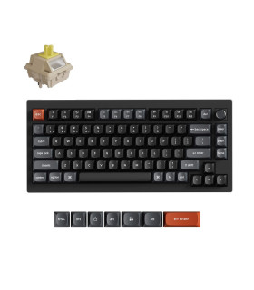 Keychron V1 Ultra Black Banana Switch (US) w/Knob