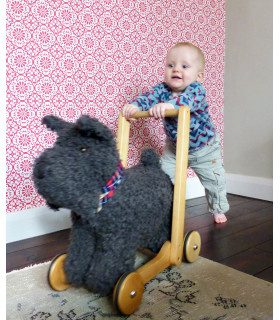 Scottie Dog Push Along