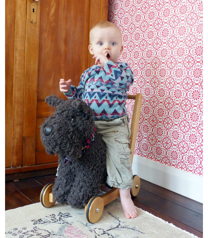 Scottie Dog Push Along