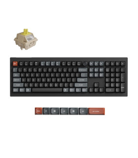 Keychron V6 Ultra Black Banana Switch (US) w/Knob