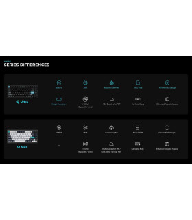 Keychron Q1 Ultra Black QMK Banana Switch (US) Knob
