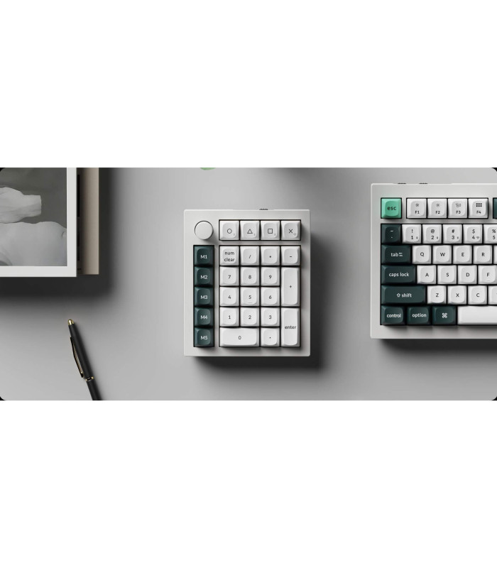Keychron Q0 HE White QMK Magnetic Switch Number Pad 