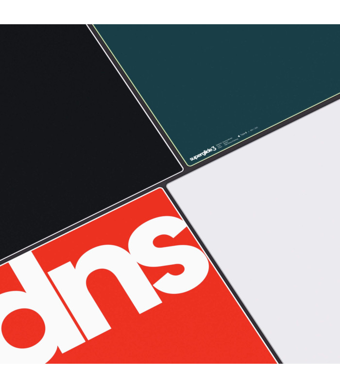 Superglide Glass Mouse Pad v3 L - Black - Type-S