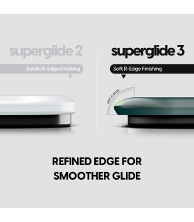 Superglide Glass Mouse Pad v3 L - Green - Type-S