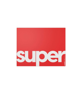 Superglide Glass Mouse Pad v3 L - Red - Type-S
