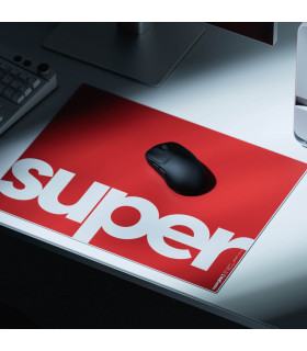 Superglide Glass Mouse Pad v3 L - Red - Type-S