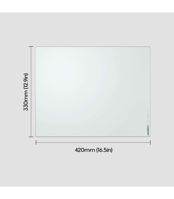 Superglide Glass Mouse Pad v3 L - White - Type-S