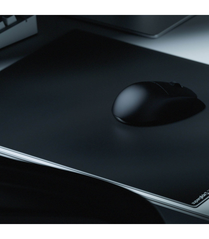 Superglide Glass Mouse Pad v3 XL - Black - Type-S
