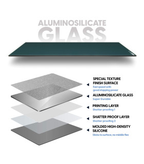 Superglide Glass Mouse Pad v3 XL - Green - Type-S