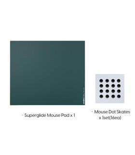 Superglide Glass Mouse Pad v3 XL - Green - Type-S