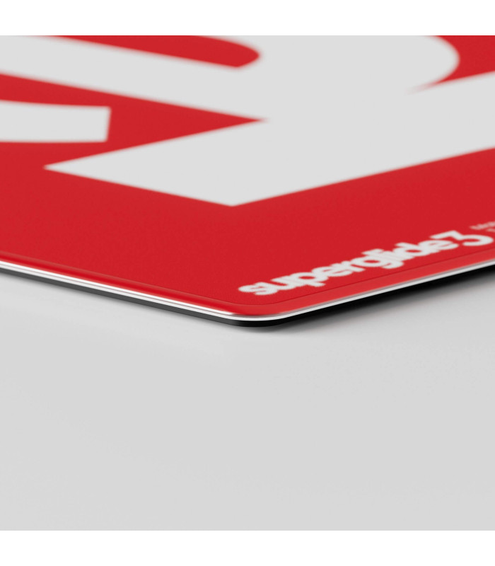Superglide Glass Mouse Pad v3 XL - Red - Type-S